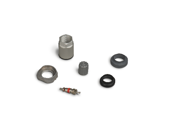 4pcs Cone TPMS Valve Stems Aluminum Tubeless Tire Nipple for Car Tyre  Pressure Monitoring System Sensor Repair Service Kit